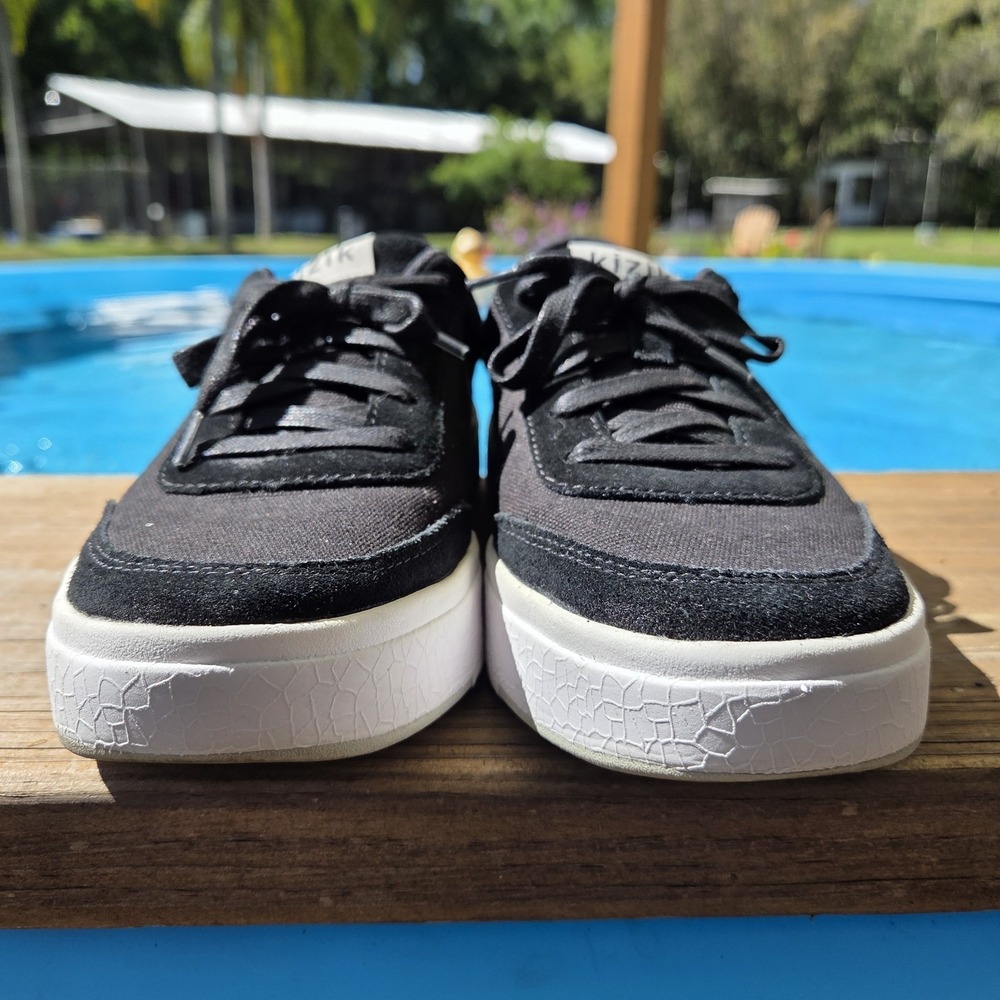 Kizik Prague Shoes Women's 9 Mens 7.5 Black Hands Free Casual Sneakers - Picture 4 of 11